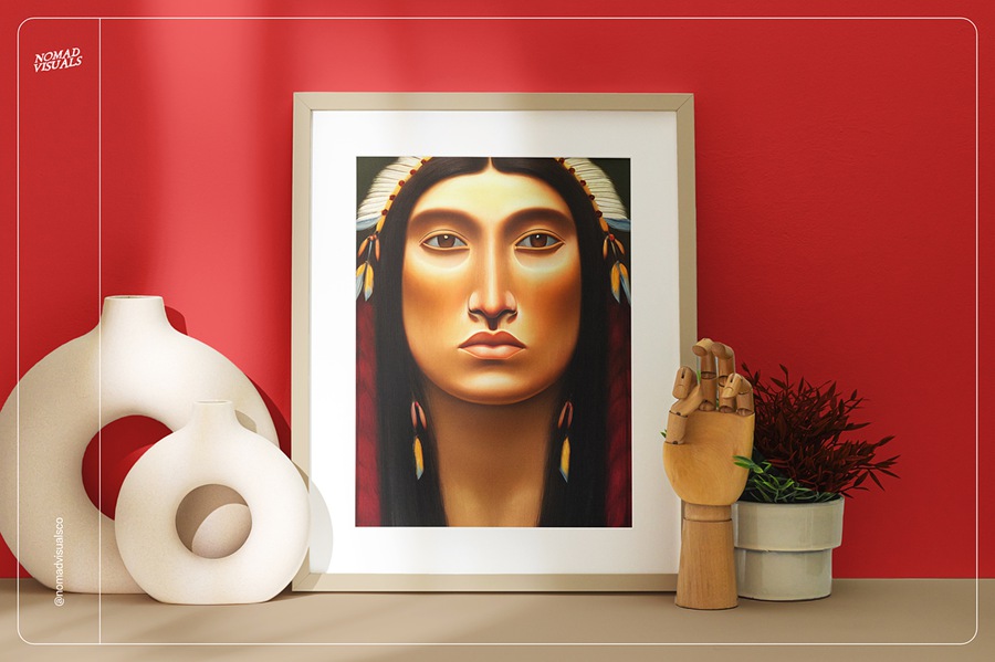 100款高质量古代原始部落土著少数民族人物半身肖像插画图片素材 Portraits Vol.04 图片素材 sucaiwan.com