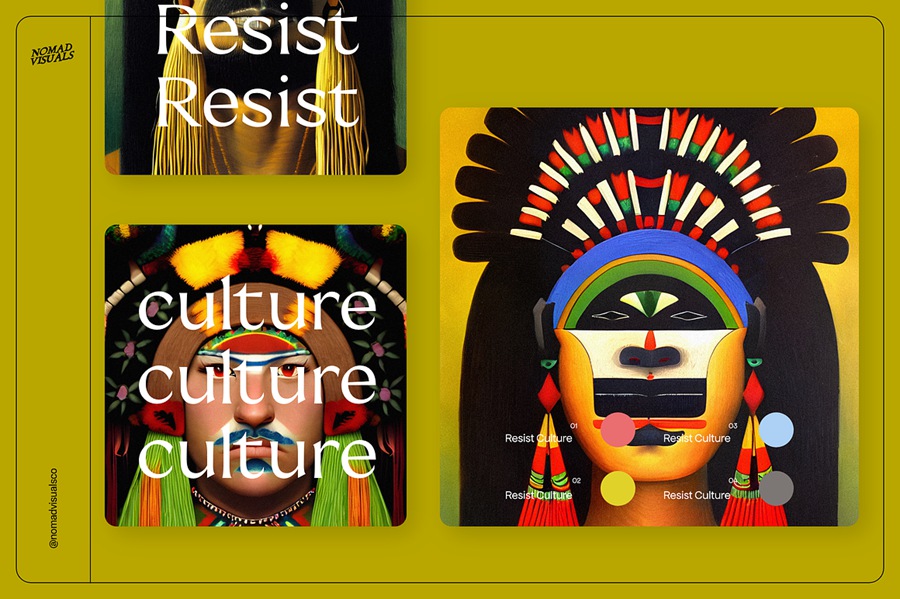 100款高质量古代原始部落土著少数民族人物半身肖像插画图片素材 Portraits Vol.04 图片素材 sucaiwan.com