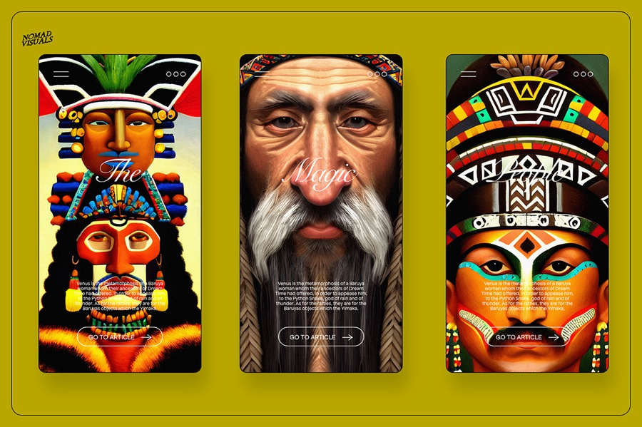 100款高质量古代原始部落土著少数民族人物半身肖像插画图片素材 Portraits Vol.04 图片素材 sucaiwan.com