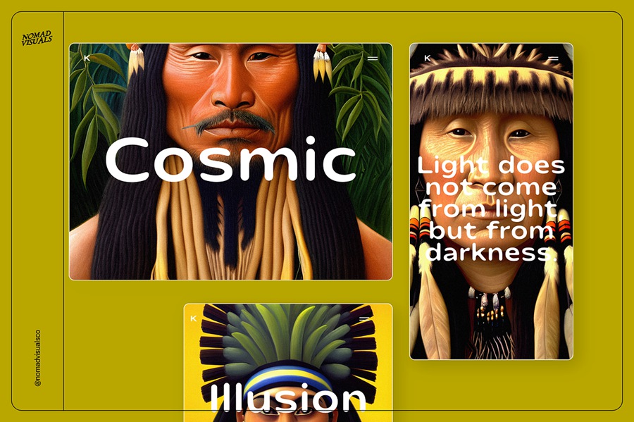 100款高质量古代原始部落土著少数民族人物半身肖像插画图片素材 Portraits Vol.04 图片素材 sucaiwan.com