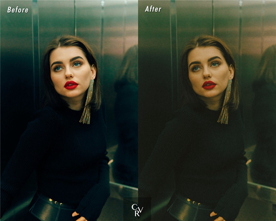 复古墨绿色调氛围胶片颗粒人像旅拍LR调色预设 , 第5张-素材湾丨精选海外优质设计素材资源 复古墨绿色调氛围胶片颗粒人像旅拍LR调色预设 , sucaiwan.com