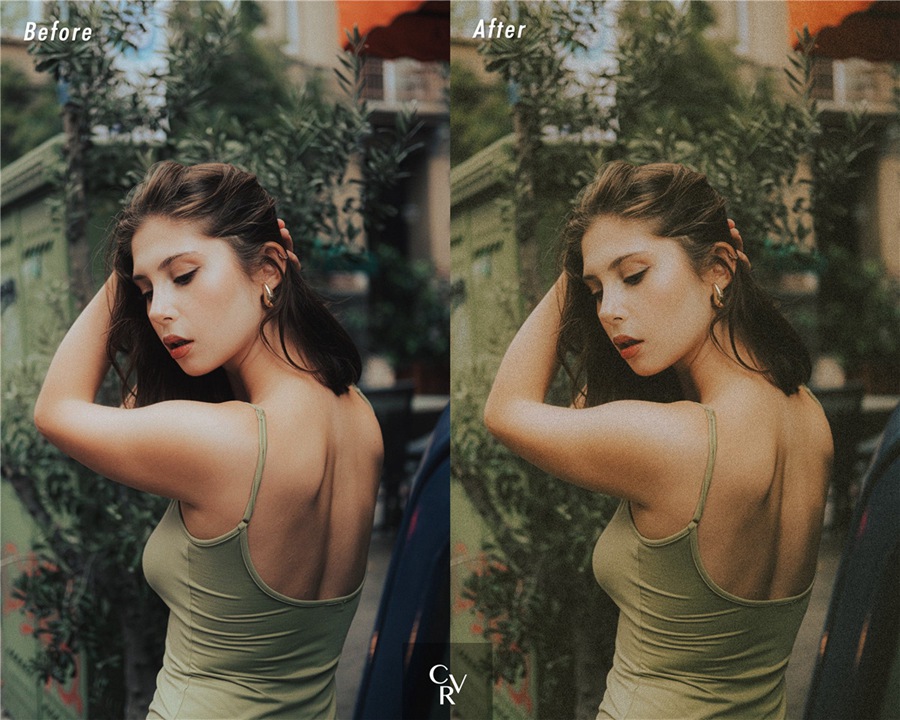 复古墨绿色调氛围胶片颗粒人像旅拍LR调色预设 , 第8张-素材湾丨精选海外优质设计素材资源 复古墨绿色调氛围胶片颗粒人像旅拍LR调色预设 , sucaiwan.com