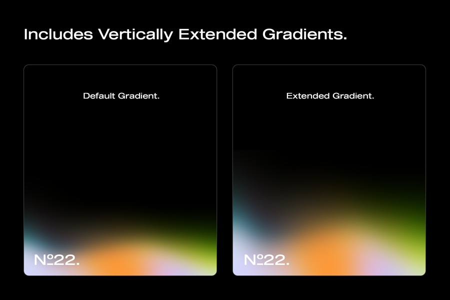 潮流弥散渐变光晕未来科技感噪点肌理背景素材 100 Aurum Dark Gradients Collection 图片素材 sucaiwan.com