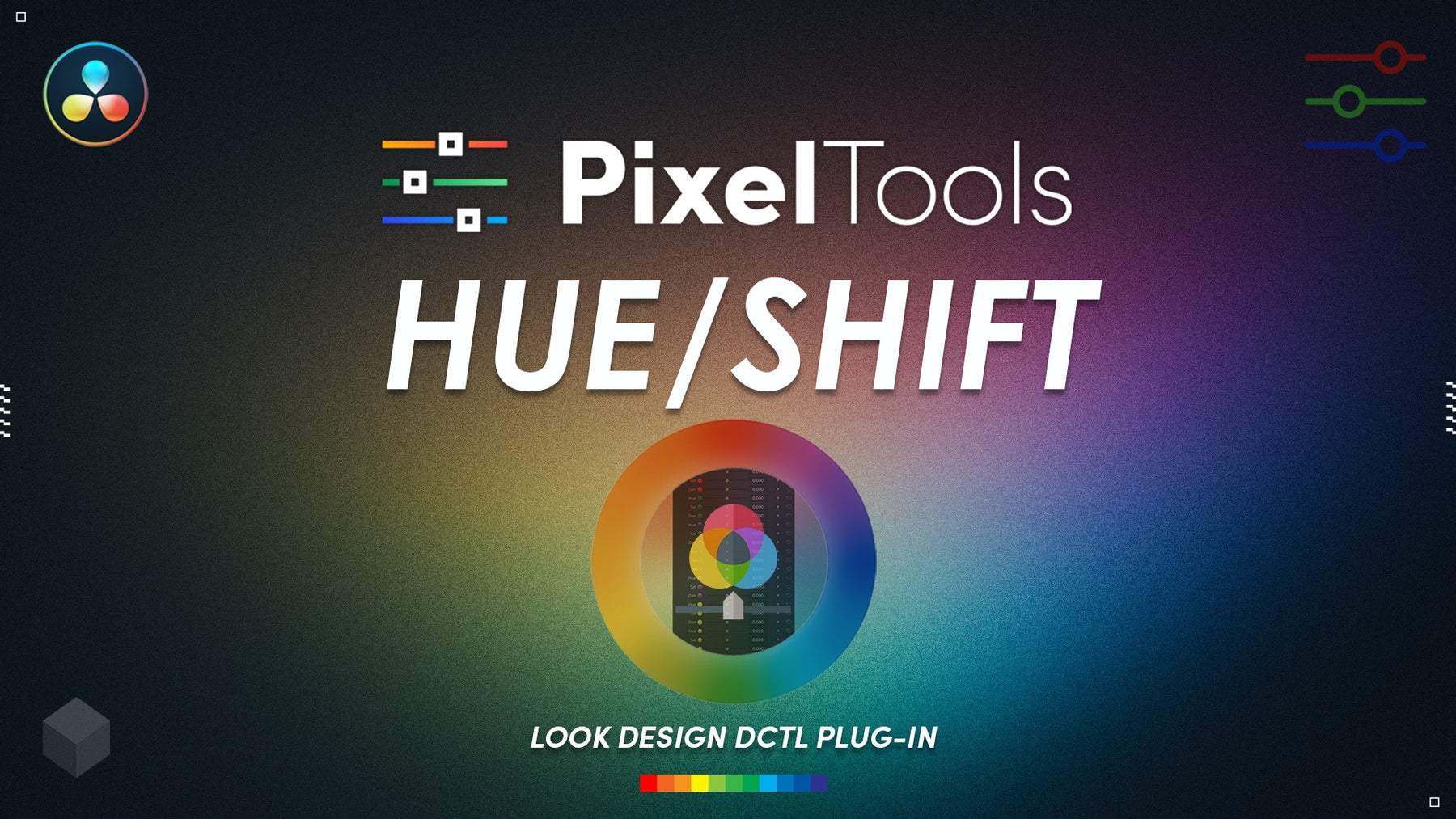 PixelTools - hueShift DCTL Plug-In 完美电影感胶片模拟减色饱和度色彩分级达芬奇DCTL调色插件 设计教程 sucaiwan.com
