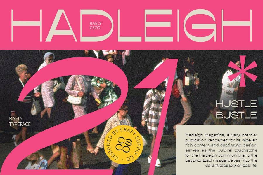 时尚复古品牌海报徽标设计无衬线英文字体安装包 Raely – Reverse Contrast Font 设计素材 sucaiwan.com