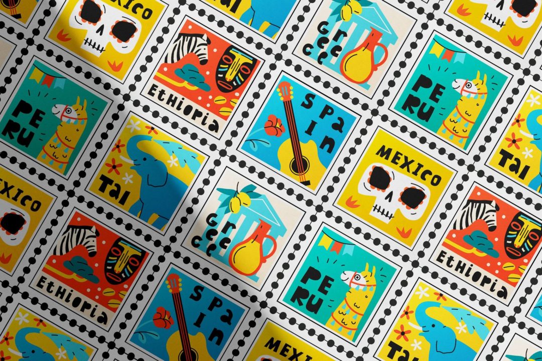 5款方形邮票印花图案设计展示效果图PS智能贴图样机模板素材 Square Stamps Mockup Set 样机素材 第2张-素材湾丨精选海外优质设计素材资源 5款方形邮票印花图案设计展示效果图PS智能贴图样机模板素材 Square Stamps Mockup Set 样机素材 sucaiwan.com