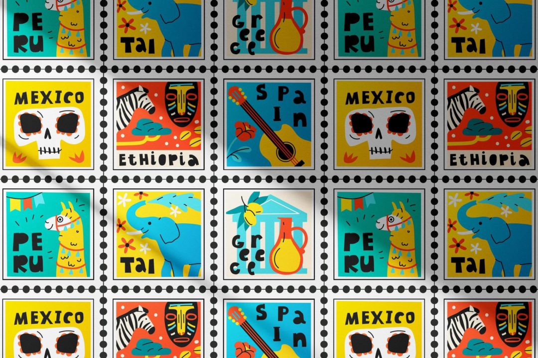 5款方形邮票印花图案设计展示效果图PS智能贴图样机模板素材 Square Stamps Mockup Set 样机素材 第5张-素材湾丨精选海外优质设计素材资源 5款方形邮票印花图案设计展示效果图PS智能贴图样机模板素材 Square Stamps Mockup Set 样机素材 sucaiwan.com