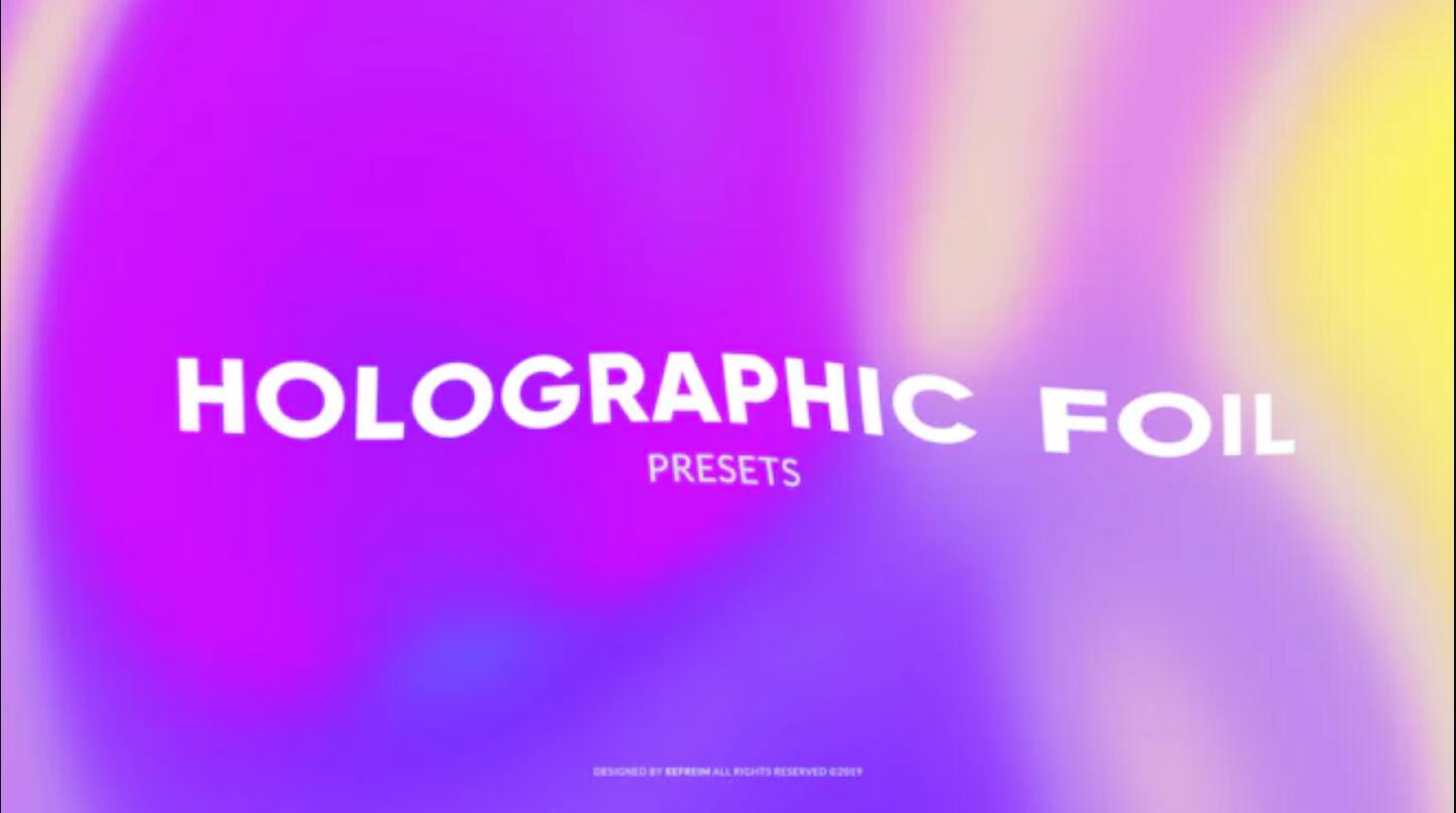 AE预设:2个全息多彩霓虹瞬态渐变海报封面创意动画背景叠加素材 , 第1张-素材湾丨精选海外优质设计素材资源 AE预设:2个全息多彩霓虹瞬态渐变海报封面创意动画背景叠加素材 , sucaiwan.com