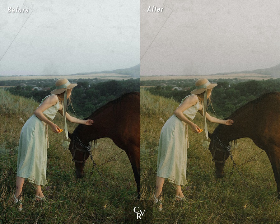 20款复古经典电影美学胶片颗粒纹理模拟户外摄影人像图片调色Lightroom预设 20 Vintage Lightroom Presets 插件预设 sucaiwan.com