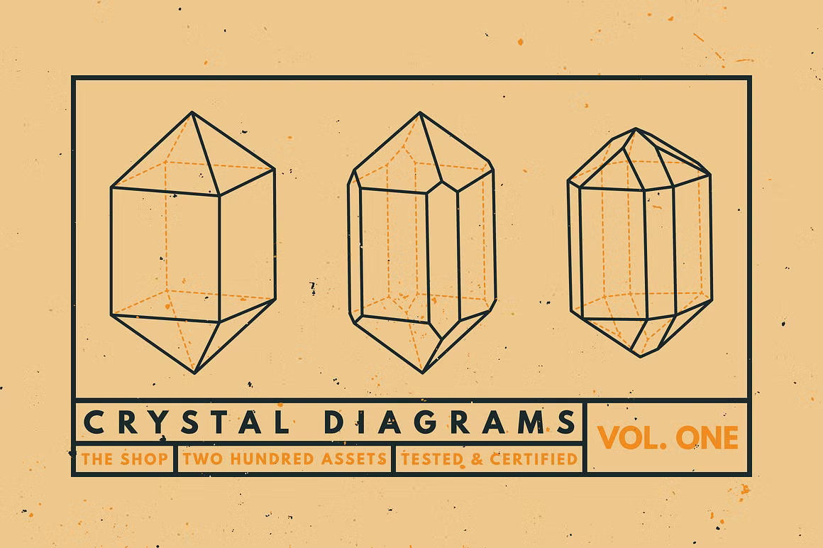 古老宝石矿物学水晶线稿矢量插图素材 Crystal diagrams vol. 01 图片素材 第2张-素材湾丨精选海外优质设计素材资源 古老宝石矿物学水晶线稿矢量插图素材 Crystal diagrams vol. 01 图片素材 sucaiwan.com