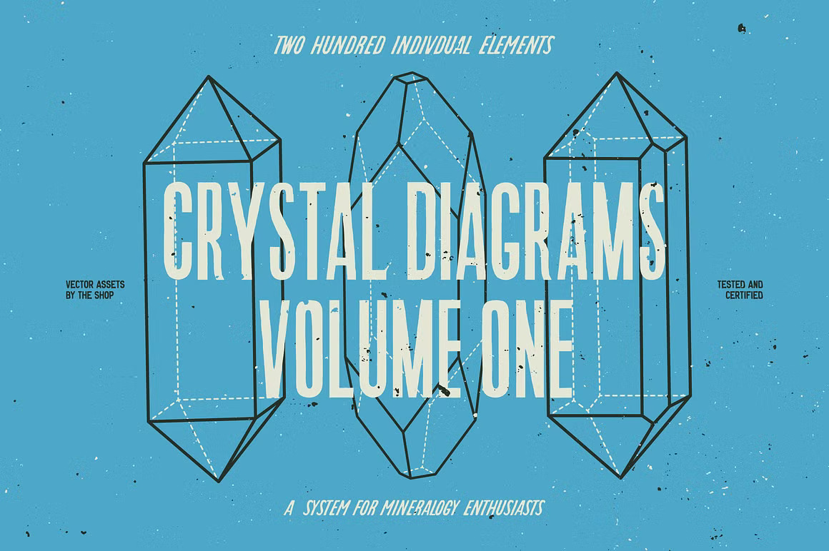 古老宝石矿物学水晶线稿矢量插图素材 Crystal diagrams vol. 01 图片素材 第4张-素材湾丨精选海外优质设计素材资源 古老宝石矿物学水晶线稿矢量插图素材 Crystal diagrams vol. 01 图片素材 sucaiwan.com