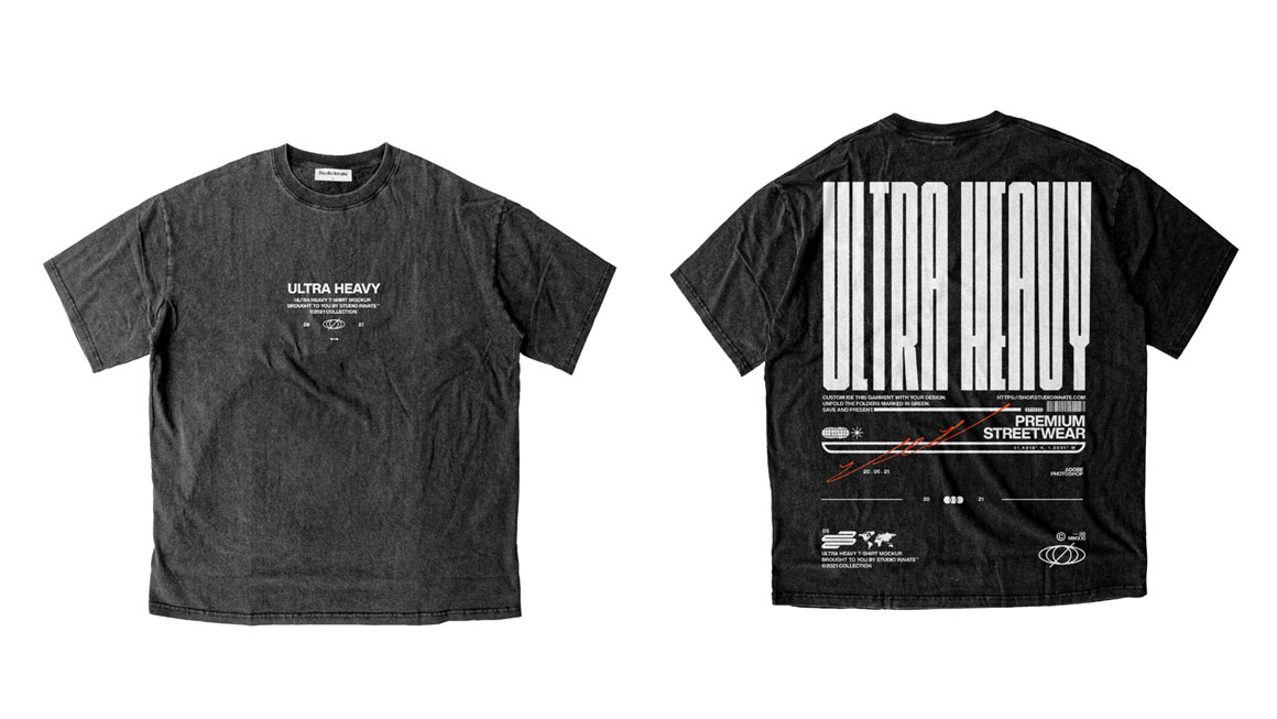 Studio Innate 复古洗涤高级街头落肩服装T恤PSD样机模型 Ultra Heavy T-Shirt Mockup 样机素材 第1张-素材湾丨精选海外优质设计素材资源 Studio Innate 复古洗涤高级街头落肩服装T恤PSD样机模型 Ultra Heavy T-Shirt Mockup 样机素材 sucaiwan.com