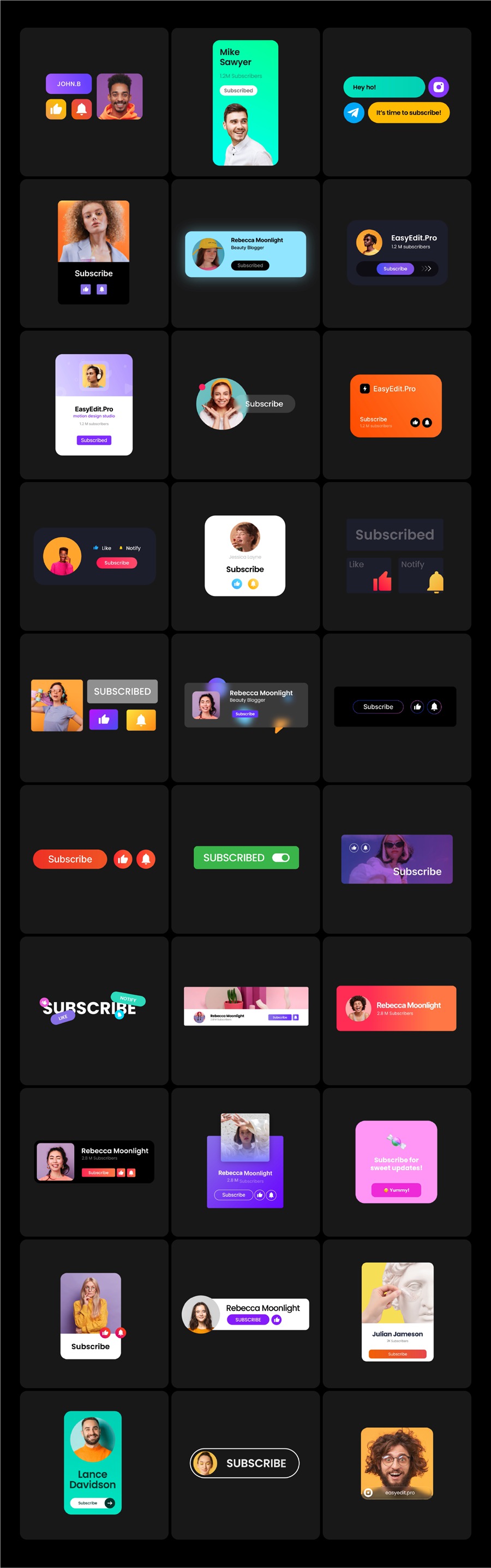 AE脚本:1650个波普艺术风创意时尚抽象设计媒体渐变背景视觉效果元素包破解版V3 影视音频 第6张-素材湾丨精选海外优质设计素材资源 AE脚本:1650个波普艺术风创意时尚抽象设计媒体渐变背景视觉效果元素包破解版V3 影视音频 sucaiwan.com