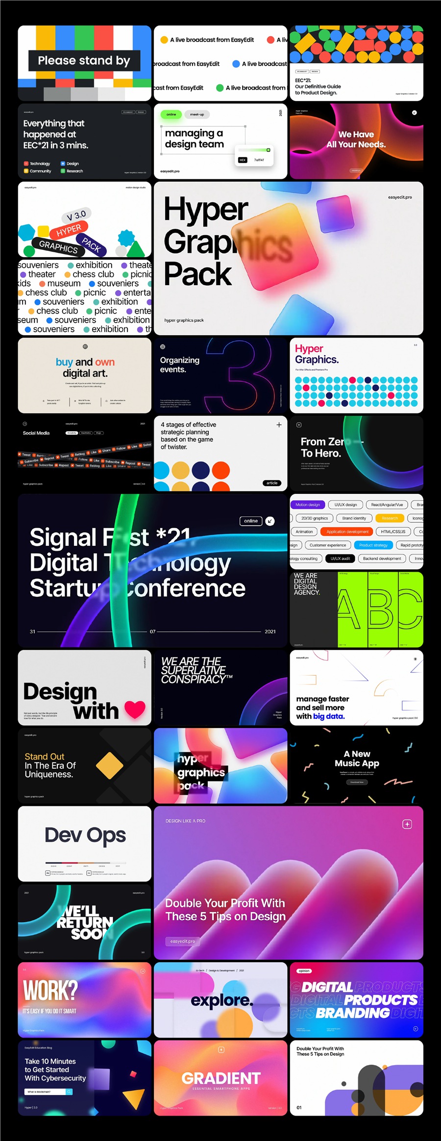 AE脚本:1650个波普艺术风创意时尚抽象设计媒体渐变背景视觉效果元素包破解版V3 影视音频 第7张-素材湾丨精选海外优质设计素材资源 AE脚本:1650个波普艺术风创意时尚抽象设计媒体渐变背景视觉效果元素包破解版V3 影视音频 sucaiwan.com