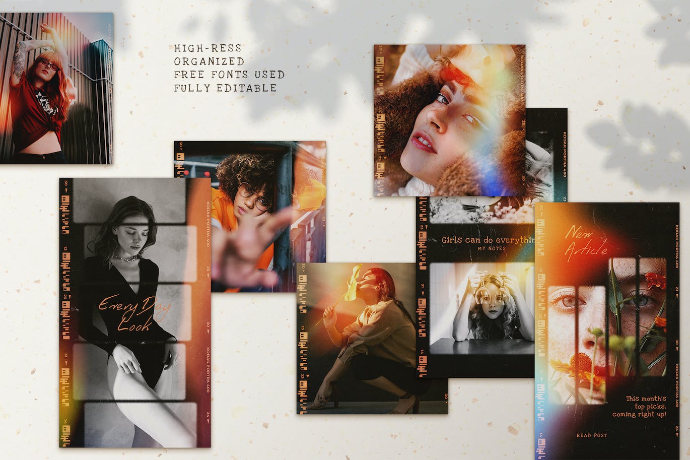 Sko4 新潮复古做旧漏光胶片帧烧录梦幻竖屏框架相册海报PSD设计素材模板 Light Leak Instagram Storie 图片素材 第2张-素材湾丨精选海外优质设计素材资源 Sko4 新潮复古做旧漏光胶片帧烧录梦幻竖屏框架相册海报PSD设计素材模板 Light Leak Instagram Storie 图片素材 sucaiwan.com