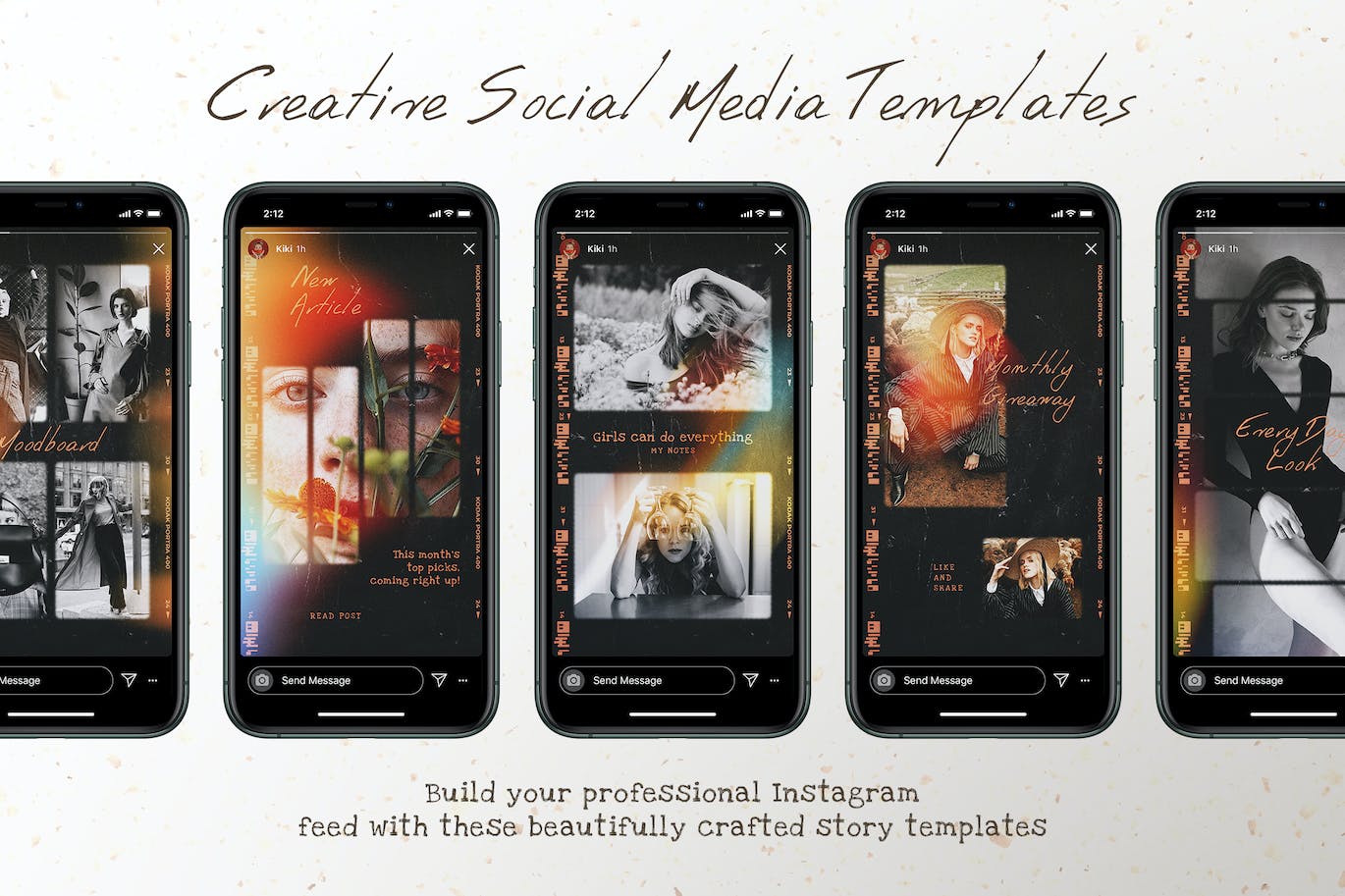 Sko4 新潮复古做旧漏光胶片帧烧录梦幻竖屏框架相册海报PSD设计素材模板 Light Leak Instagram Storie 图片素材 第6张-素材湾丨精选海外优质设计素材资源 Sko4 新潮复古做旧漏光胶片帧烧录梦幻竖屏框架相册海报PSD设计素材模板 Light Leak Instagram Storie 图片素材 sucaiwan.com