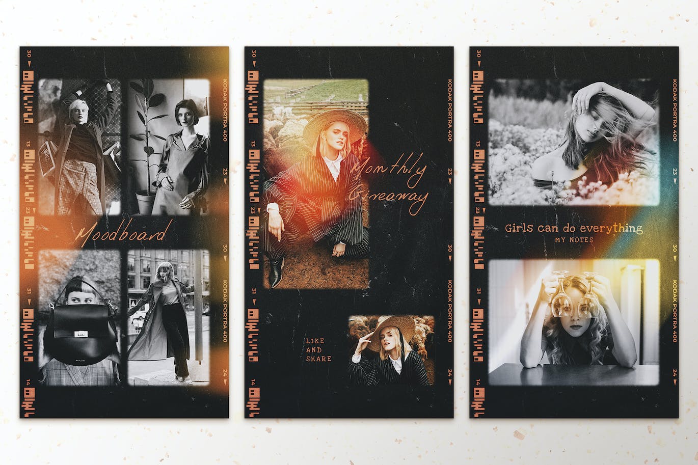 Sko4 新潮复古做旧漏光胶片帧烧录梦幻竖屏框架相册海报PSD设计素材模板 Light Leak Instagram Storie 图片素材 第12张-素材湾丨精选海外优质设计素材资源 Sko4 新潮复古做旧漏光胶片帧烧录梦幻竖屏框架相册海报PSD设计素材模板 Light Leak Instagram Storie 图片素材 sucaiwan.com