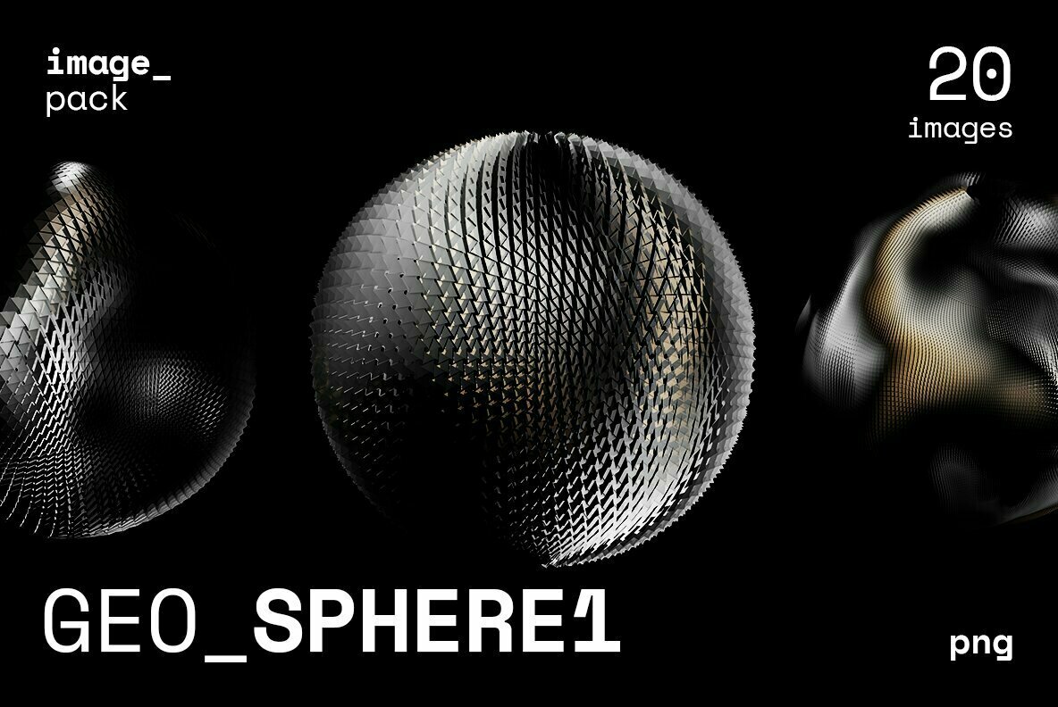 Codetoform 20个高分辨率未来主义酷黑3D抽象液态几何球体背景PNG素材包 GEO_SPHERE1 Image Pack 图片素材 第1张-素材湾丨精选海外优质设计素材资源 Codetoform 20个高分辨率未来主义酷黑3D抽象液态几何球体背景PNG素材包 GEO_SPHERE1 Image Pack 图片素材 sucaiwan.com