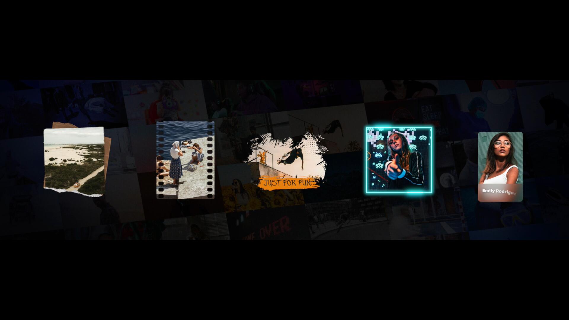 FCPX插件：50个创意画中画效果小弹窗展示动画效果 PiP Gallery , sucaiwan.com