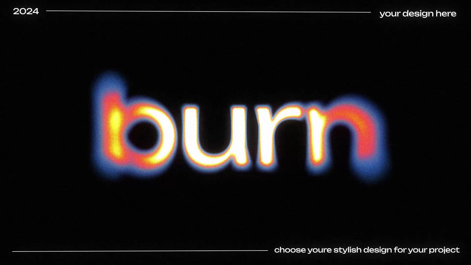 AE模板：复古迷幻酸性抽象艺术弥散光模糊渐变颗粒噪点肌理文字标题 , sucaiwan.com