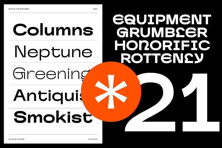 现代创意杂志海报徽标设计无衬线英文字体安装包 Gizale 设计素材 第3张-素材湾丨精选海外优质设计素材资源 现代创意杂志海报徽标设计无衬线英文字体安装包 Gizale 设计素材 sucaiwan.com