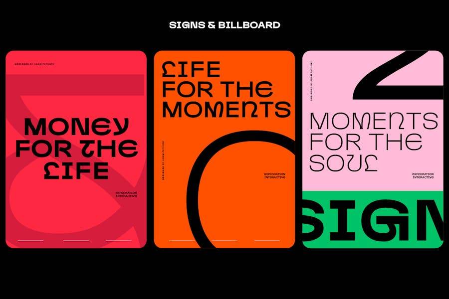 现代创意杂志海报徽标设计无衬线英文字体安装包 Gizale 设计素材 第11张-素材湾丨精选海外优质设计素材资源 现代创意杂志海报徽标设计无衬线英文字体安装包 Gizale 设计素材 sucaiwan.com