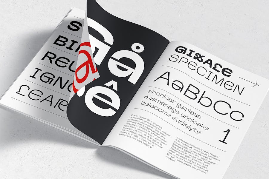 现代创意杂志海报徽标设计无衬线英文字体安装包 Gizale 设计素材 第10张-素材湾丨精选海外优质设计素材资源 现代创意杂志海报徽标设计无衬线英文字体安装包 Gizale 设计素材 sucaiwan.com