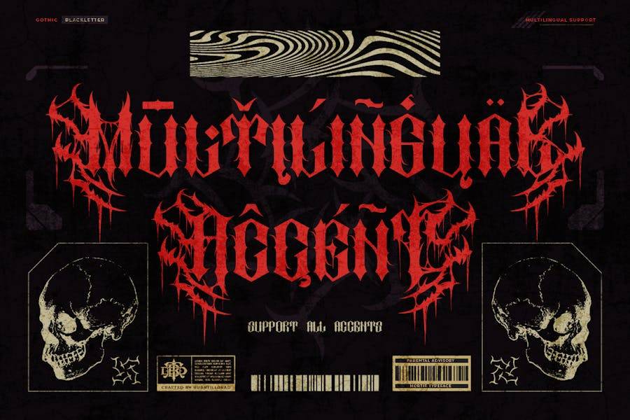 黑色品牌海报封面徽标设计重金属装饰英文字体安装包 Argan 设计素材 第2张-素材湾丨精选海外优质设计素材资源 黑色品牌海报封面徽标设计重金属装饰英文字体安装包 Argan 设计素材 sucaiwan.com