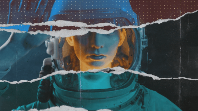 AE模板：复古创意美学撕纸拼贴纸张转场过渡VLOG片头动画模板 Paper Rips Opener , sucaiwan.com