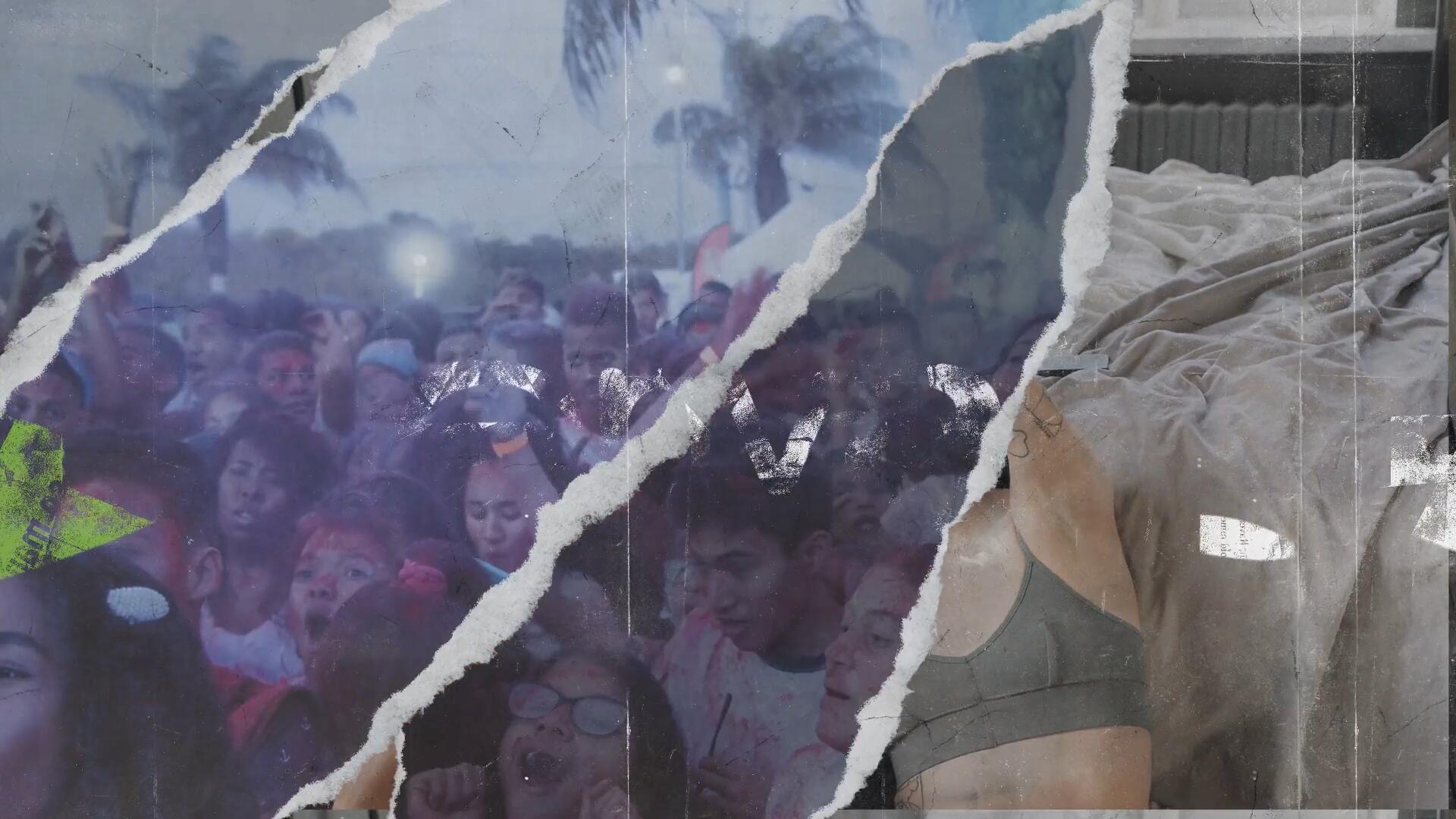 AE模板：复古创意美学撕纸拼贴纸张转场过渡VLOG片头动画模板 Paper Rips Opener , sucaiwan.com