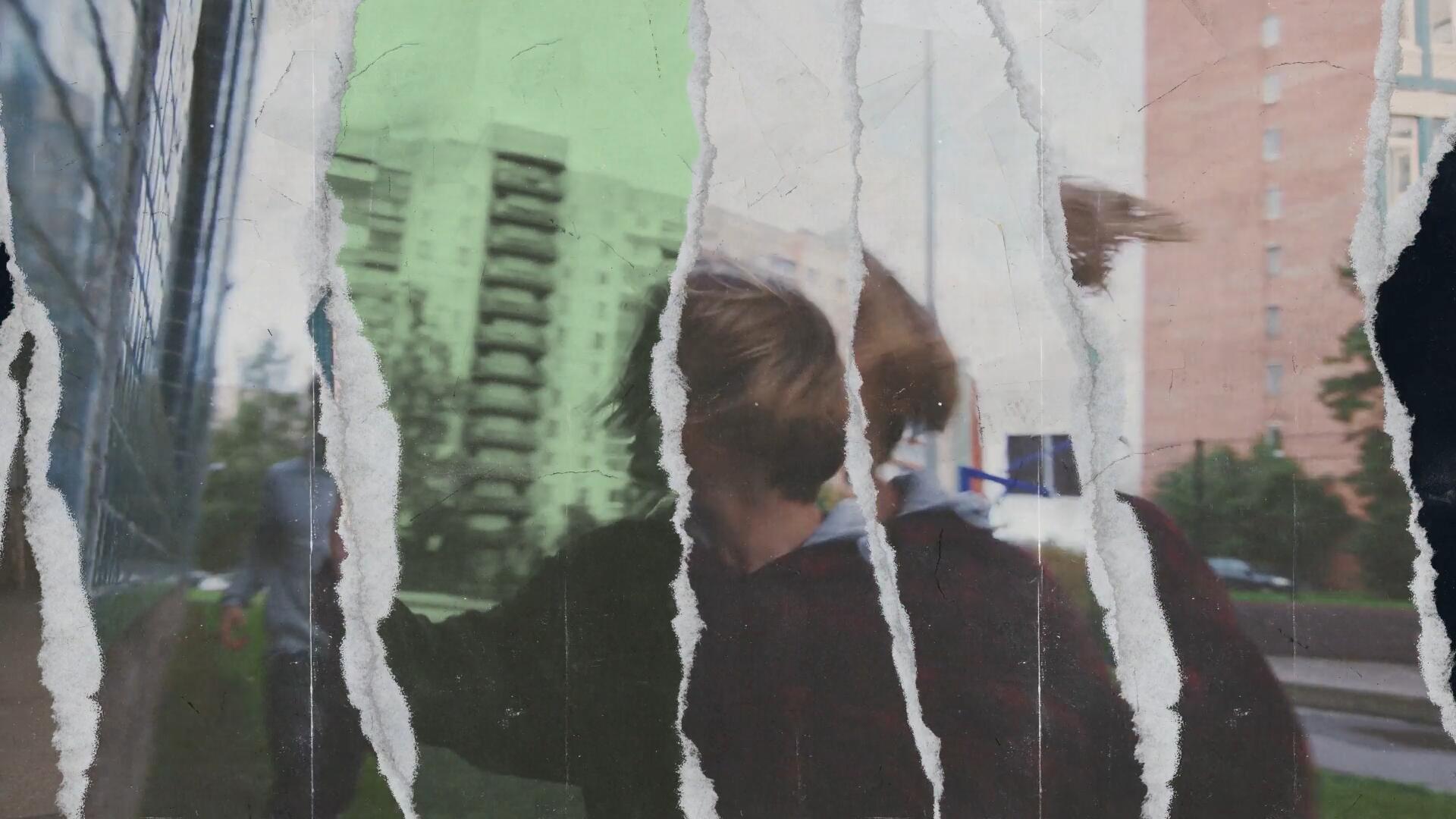 AE模板：复古创意美学撕纸拼贴纸张转场过渡VLOG片头动画模板 Paper Rips Opener , sucaiwan.com