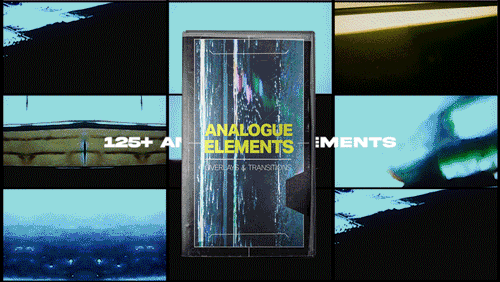 Tropic Colour 真实CRT视觉美学模拟散景耀斑纹理转场过渡音效视频素材包 ANALOGUE ELEMENTS , sucaiwan.com