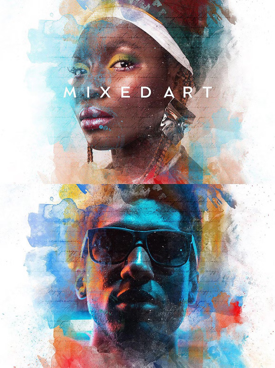 潮流复古怀旧素描油画半色调故障特效照片处理效果合辑 30 Hip Photo Effects Bundle 图片素材 第5张-素材湾丨精选海外优质设计素材资源 潮流复古怀旧素描油画半色调故障特效照片处理效果合辑 30 Hip Photo Effects Bundle 图片素材 sucaiwan.com