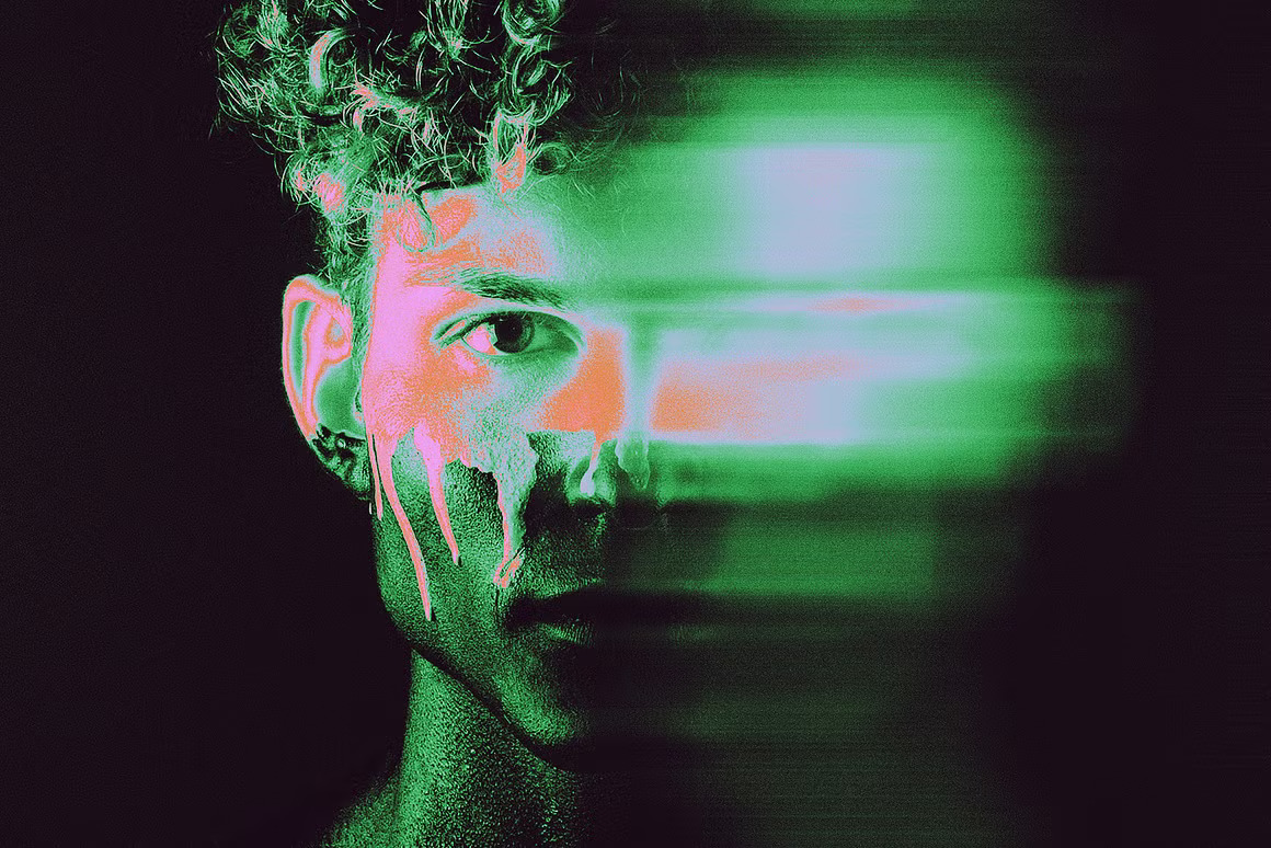 潮流酸性艺术神秘迷幻渐变模糊失真图片特效PS动作素材 Acid Motion Photoshop Action 插件预设 第6张-素材湾丨精选海外优质设计素材资源 潮流酸性艺术神秘迷幻渐变模糊失真图片特效PS动作素材 Acid Motion Photoshop Action 插件预设 sucaiwan.com