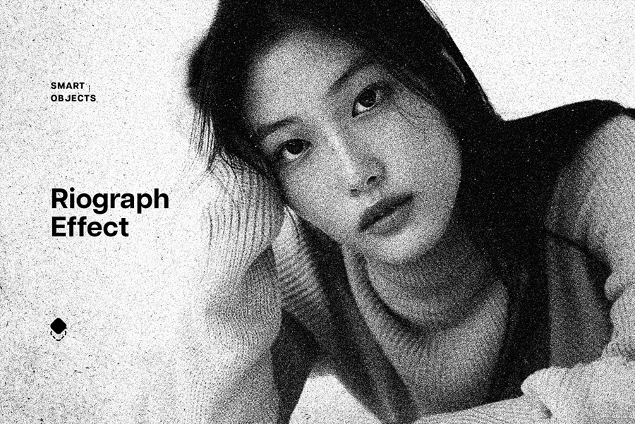 复古做旧黑白颗粒噪点纹理人像图片修图PS特效滤镜插件样机 Grainy Risograph Photo Effect 插件预设 第1张-素材湾丨精选海外优质设计素材资源 复古做旧黑白颗粒噪点纹理人像图片修图PS特效滤镜插件样机 Grainy Risograph Photo Effect 插件预设 sucaiwan.com