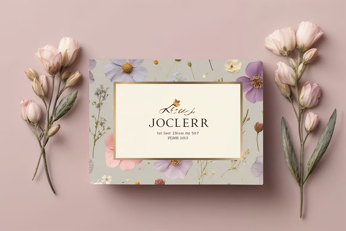 36款现代优雅婚礼请柬贺卡封面设计花卉背景图PNG/JPG格式素材 Pressed Flowers Elements 图片素材 sucaiwan.com