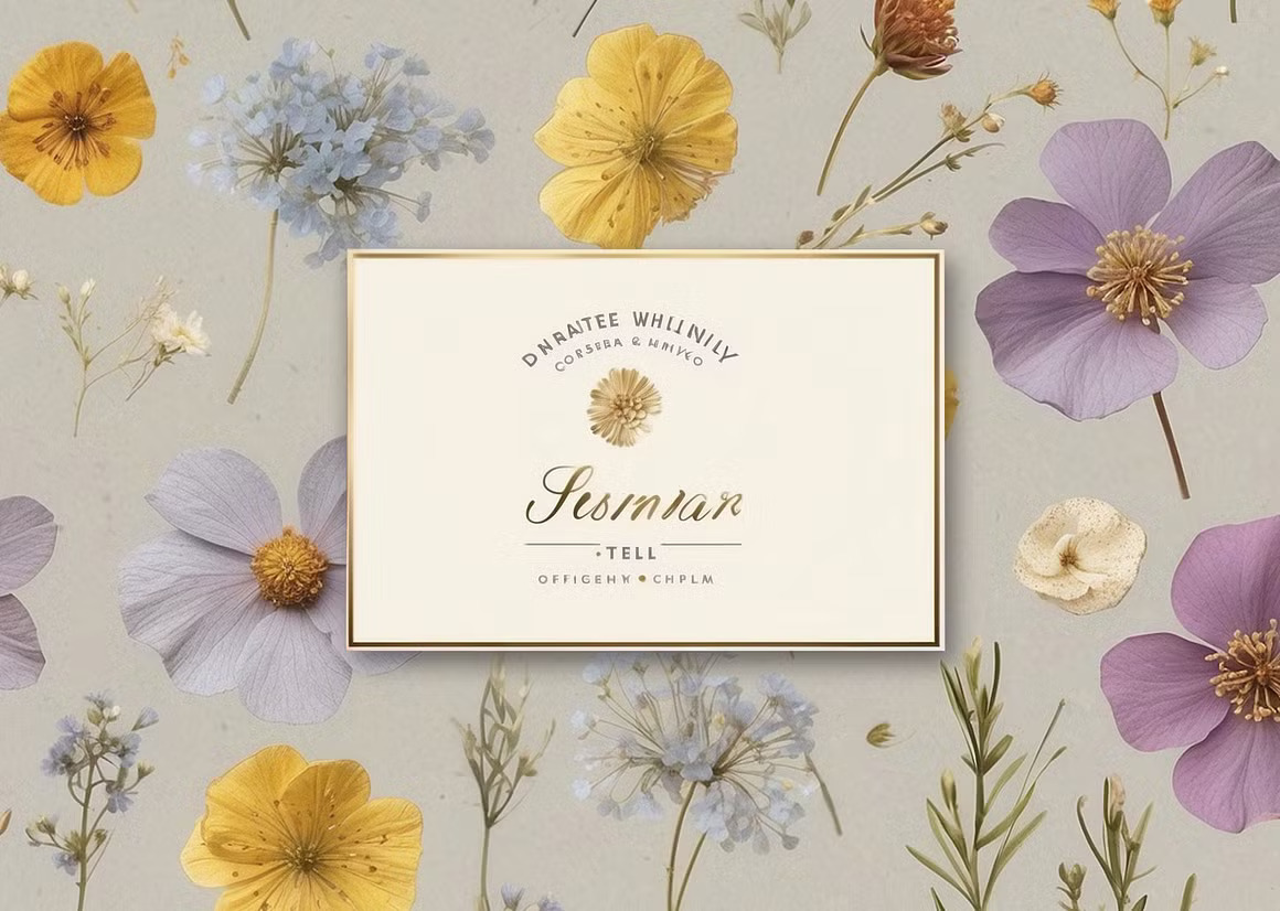 36款现代优雅婚礼请柬贺卡封面设计花卉背景图PNG/JPG格式素材 Pressed Flowers Elements 图片素材 sucaiwan.com