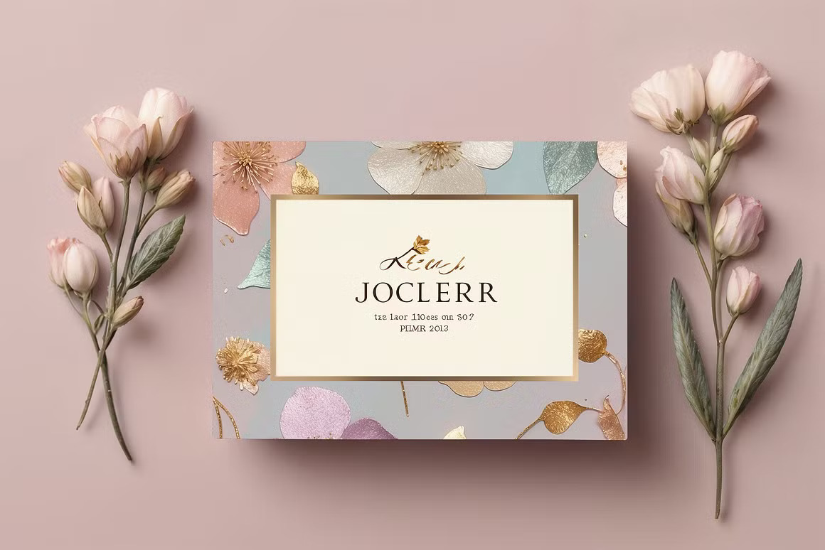 36款现代优雅婚礼请柬贺卡封面设计花卉背景图PNG/JPG格式素材 Pressed Flowers Elements 图片素材 sucaiwan.com