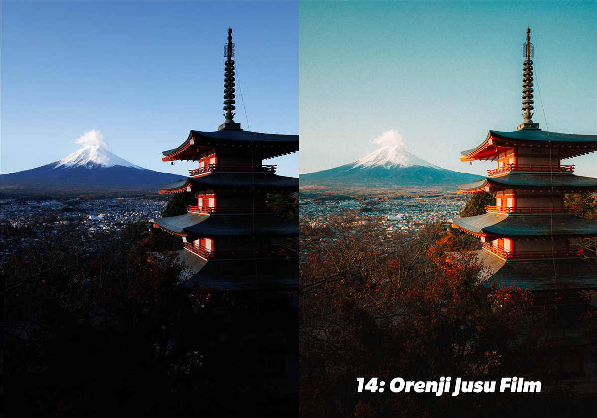 TKNORTH STUDIO CINEMATIK FILM PRESET PACK 蓝橙色电影美学LR调色预设 , sucaiwan.com