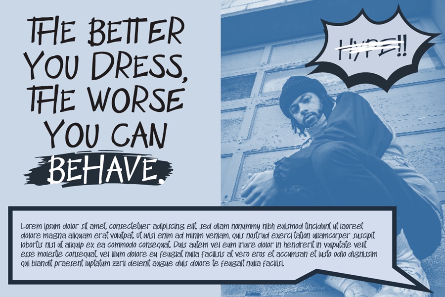 创意趣味卡通漫画风活力书籍标题LOGO设计手绘PSAI英文字体安装包 Comicks – Scribbles Handwritten Font 设计素材 sucaiwan.com