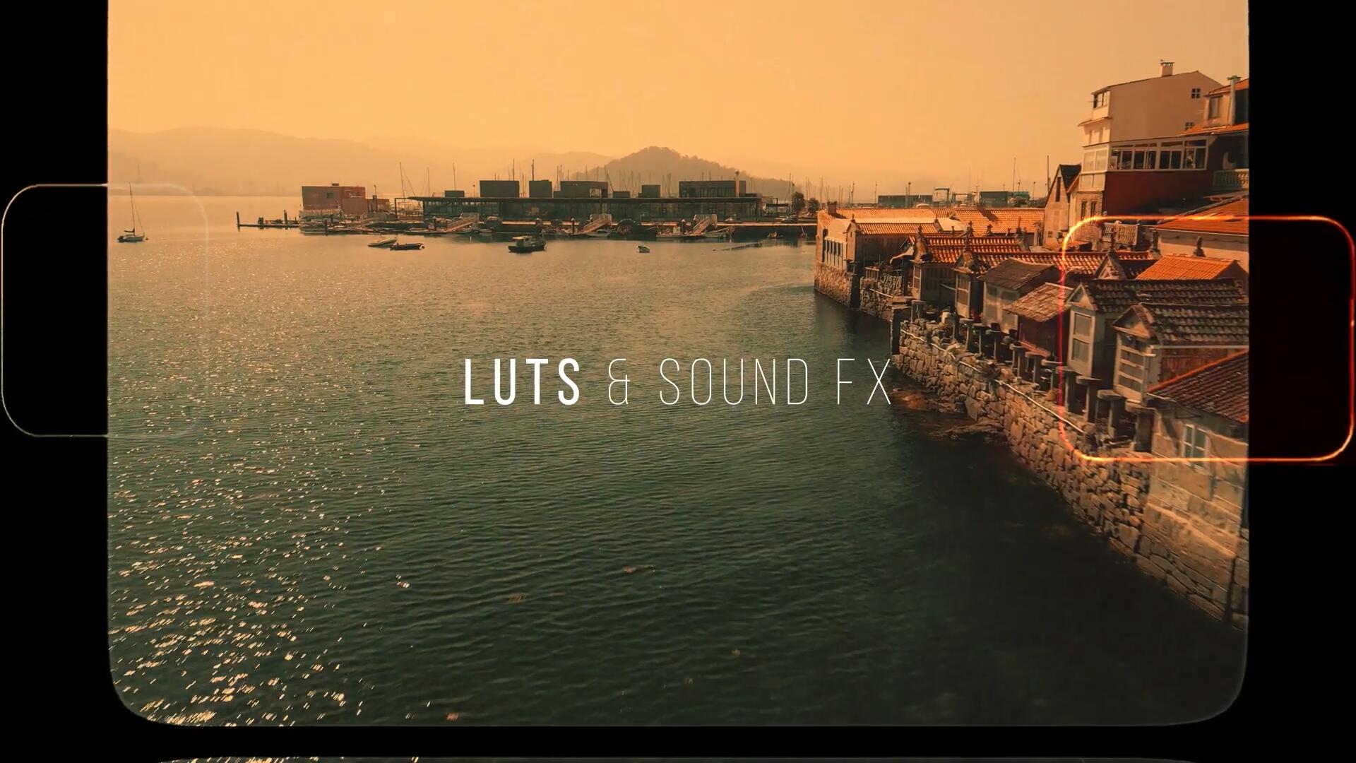 AE模板/达芬奇模板/FCPX插件：复古怀旧电影胶片闪烁颗粒灼烧刮痕视觉效果+音效+LUTs预设 , sucaiwan.com