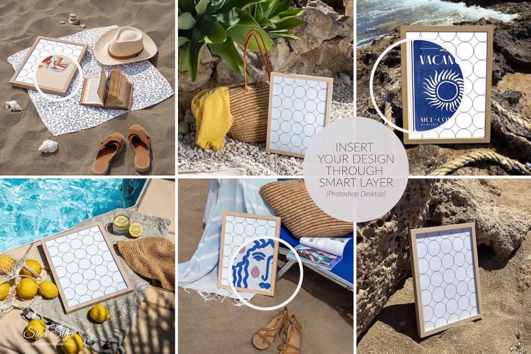 6款时尚海报实景拍摄海报照片艺术品设计PS贴图相框展示效果图样机模板 6 PSD Summer Poster Mockups 样机素材 第4张-素材湾丨精选海外优质设计素材资源 6款时尚海报实景拍摄海报照片艺术品设计PS贴图相框展示效果图样机模板 6 PSD Summer Poster Mockups 样机素材 sucaiwan.com