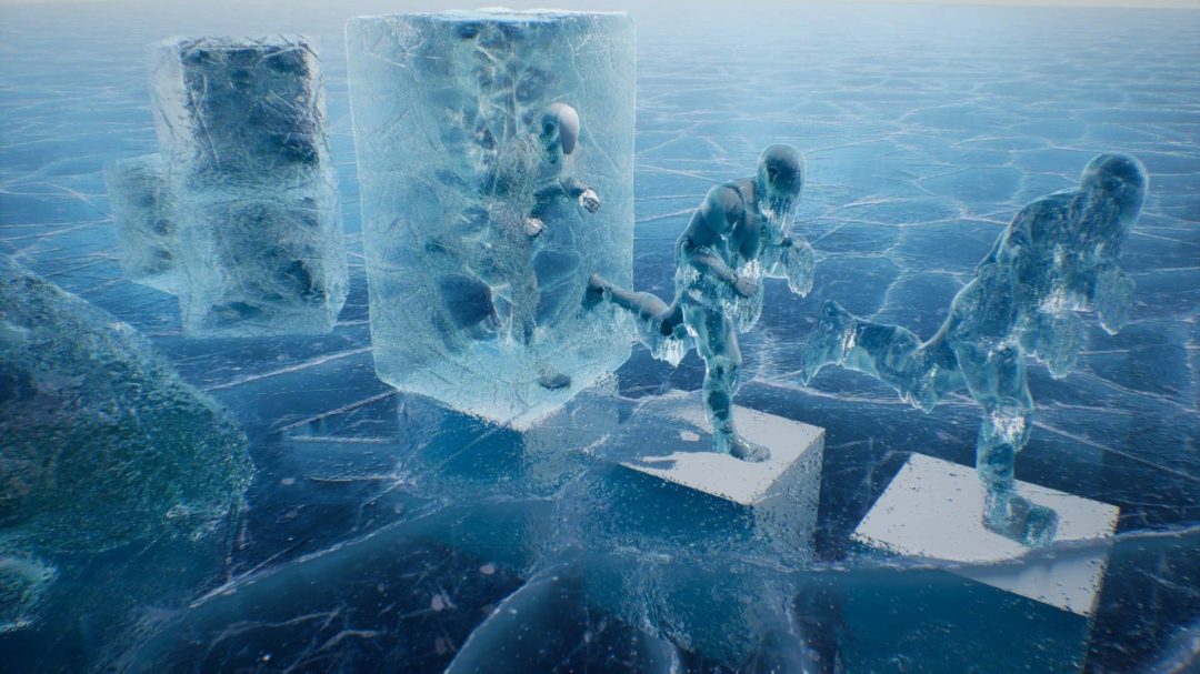 UE素材 地面冰冰块冰山水晶冰柱场景3D模型 Ice Cool – Showcase [Unreal Engine 4] 设计素材 sucaiwan.com