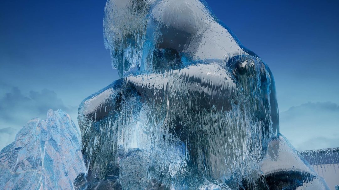 UE素材 地面冰冰块冰山水晶冰柱场景3D模型 Ice Cool – Showcase [Unreal Engine 4] 设计素材 sucaiwan.com