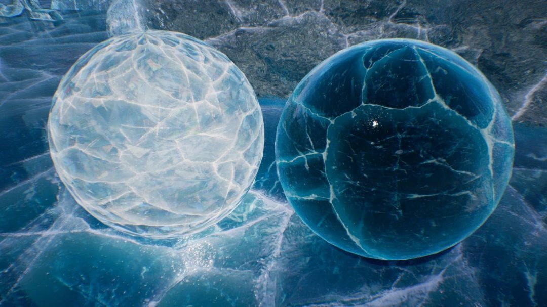 UE素材 地面冰冰块冰山水晶冰柱场景3D模型 Ice Cool – Showcase [Unreal Engine 4] 设计素材 sucaiwan.com