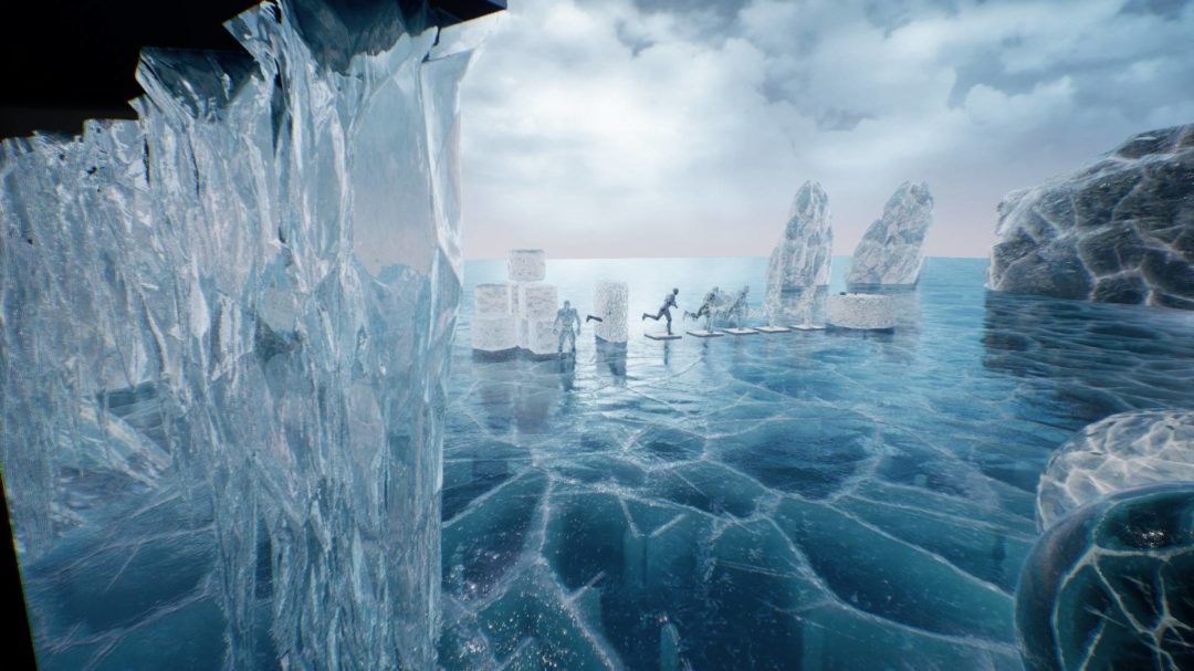 UE素材 地面冰冰块冰山水晶冰柱场景3D模型 Ice Cool – Showcase [Unreal Engine 4] 设计素材 sucaiwan.com