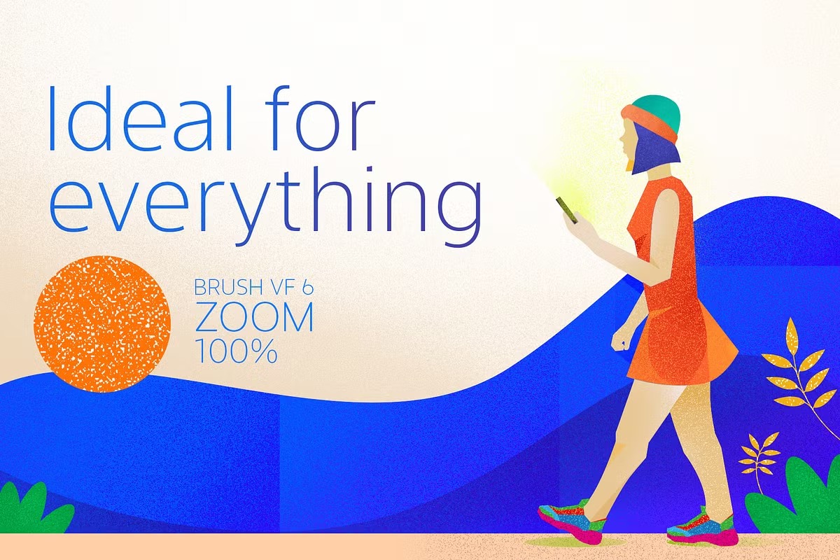 创意半色调颗粒纹理绘画笔触效果iPad Procreate&PS笔刷画笔设计素材 Grain artistic brushes for Procreate 笔刷资源 第4张-素材湾丨精选海外优质设计素材资源 创意半色调颗粒纹理绘画笔触效果iPad Procreate&PS笔刷画笔设计素材 Grain artistic brushes for Procreate 笔刷资源 sucaiwan.com