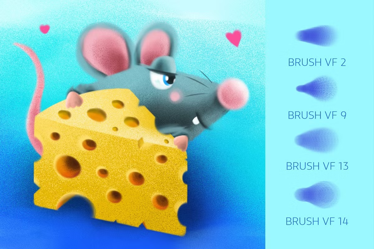 创意半色调颗粒纹理绘画笔触效果iPad Procreate&PS笔刷画笔设计素材 Grain artistic brushes for Procreate 笔刷资源 第9张-素材湾丨精选海外优质设计素材资源 创意半色调颗粒纹理绘画笔触效果iPad Procreate&PS笔刷画笔设计素材 Grain artistic brushes for Procreate 笔刷资源 sucaiwan.com