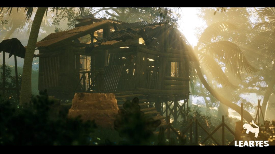 UE素材 后现代世界末日避难小岛岛屿木屋房屋3D模型 Unreal Engine – Abandoned Hut in Tropical Island (Survival / Post Apocalyptic) 设计素材 sucaiwan.com
