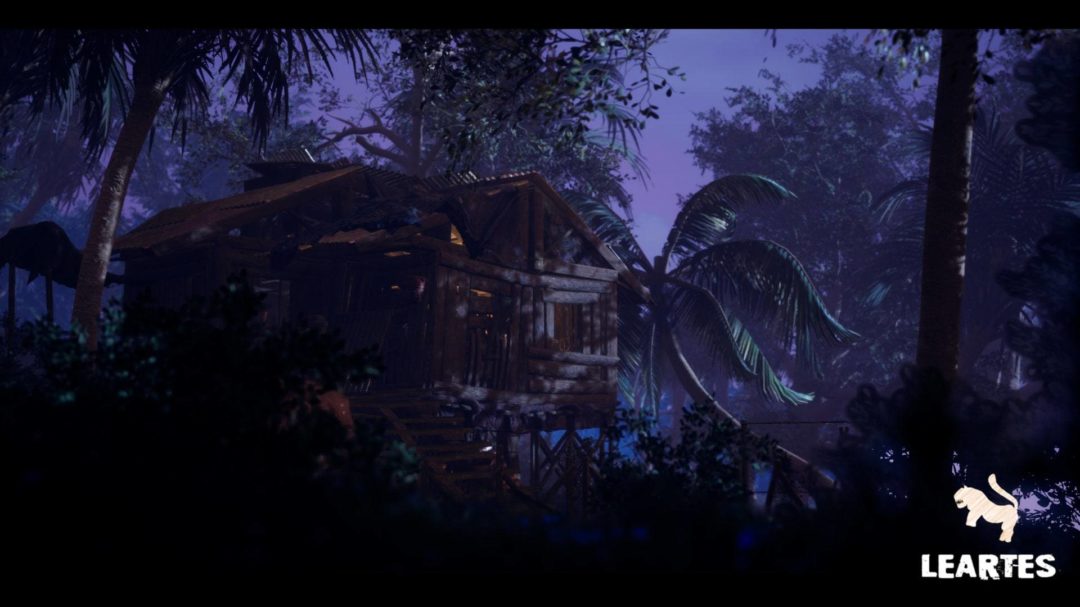 UE素材 后现代世界末日避难小岛岛屿木屋房屋3D模型 Unreal Engine – Abandoned Hut in Tropical Island (Survival / Post Apocalyptic) 设计素材 sucaiwan.com